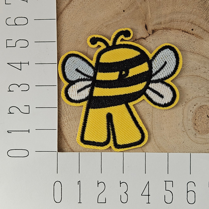 Strijk embleem - Iron on Patch - Bij alfabet letter R