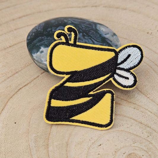Strijk embleem - Iron on Patch - Bij alfabet letter Z