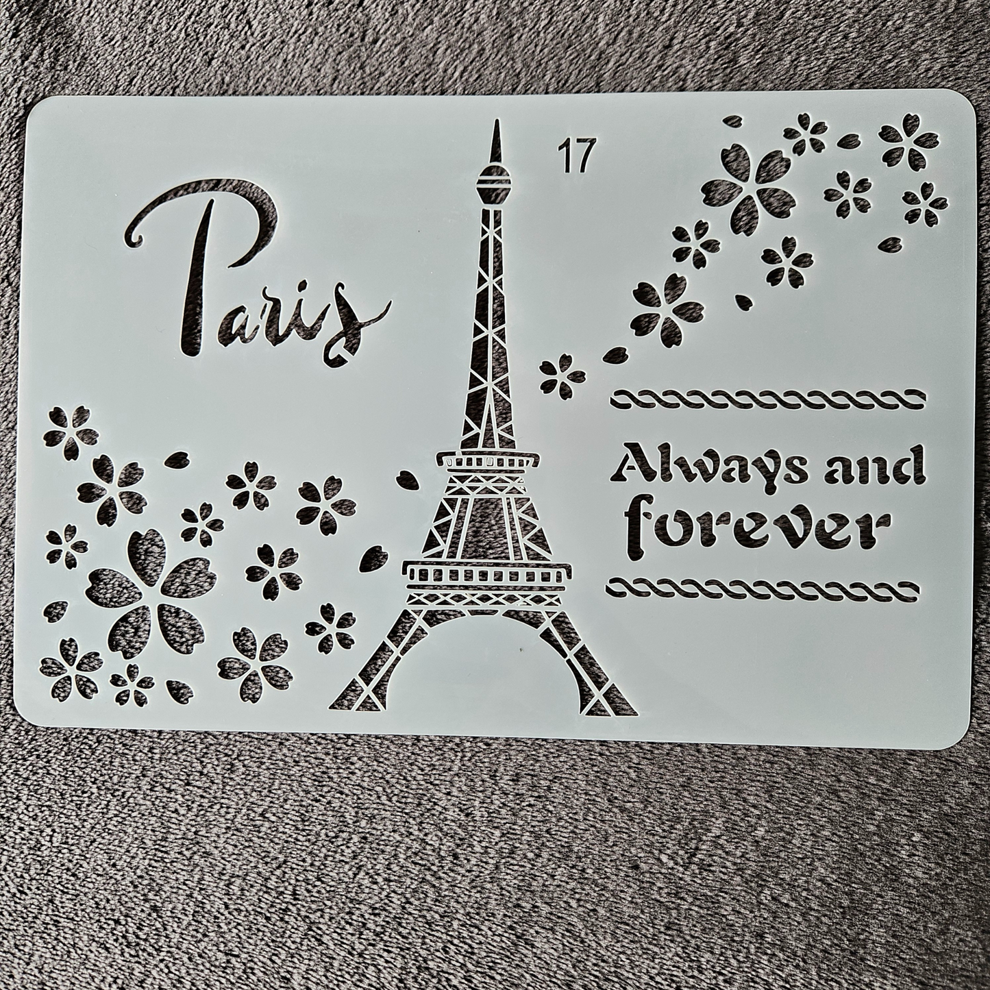 Hobby stencil - Paris - A5+