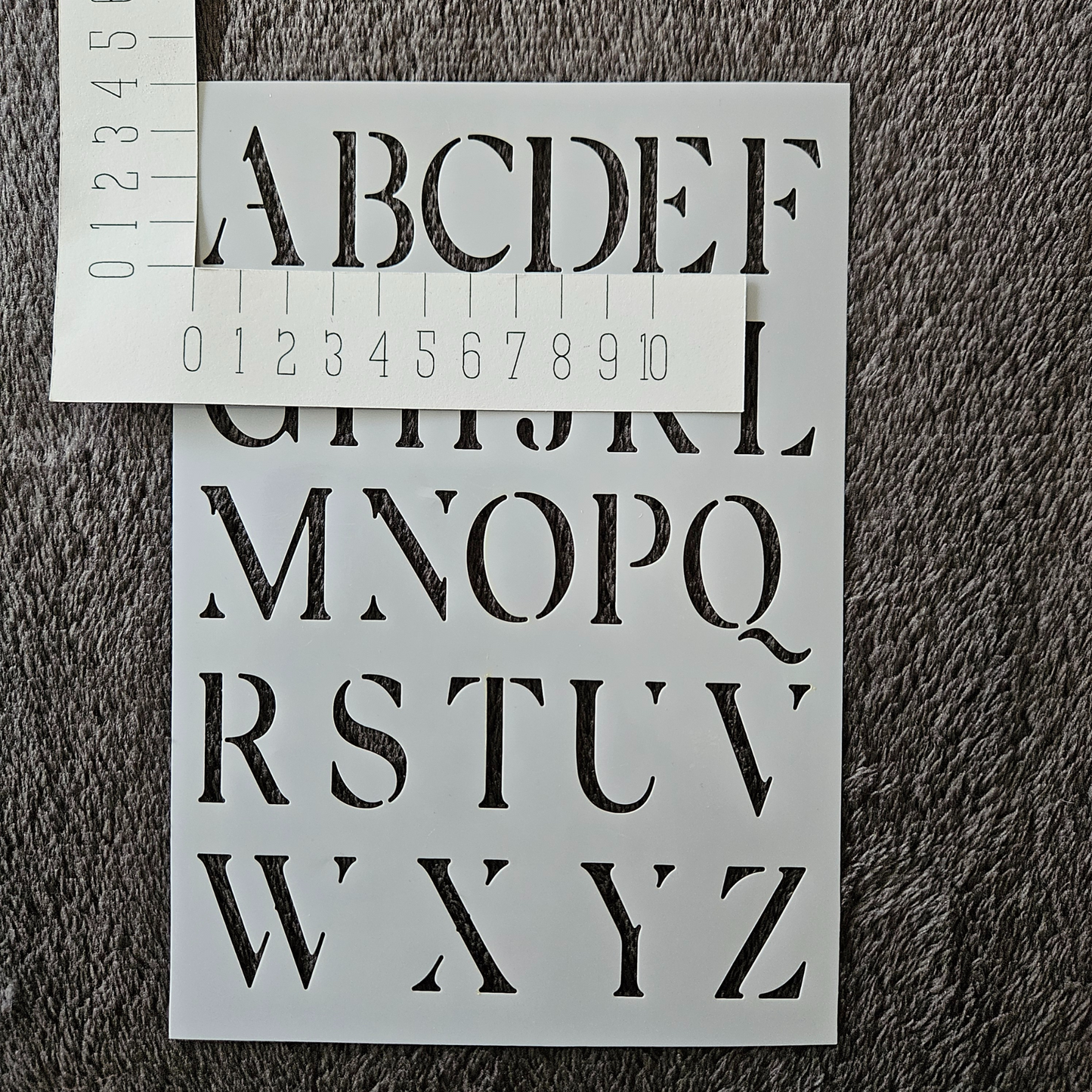 Hobby stencil - Alfabet hoofdletters - A5