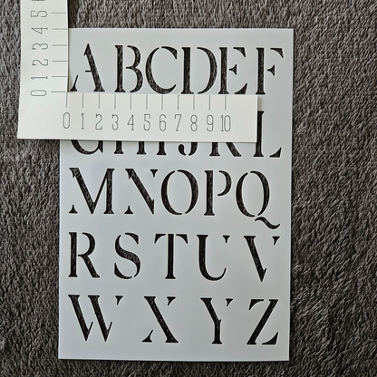 Hobby stencil - Alfabet hoofdletters - A5