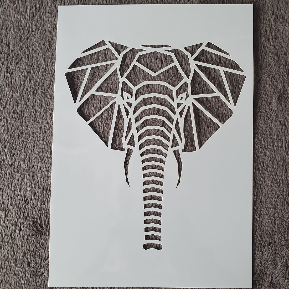Stencil olifant - A5