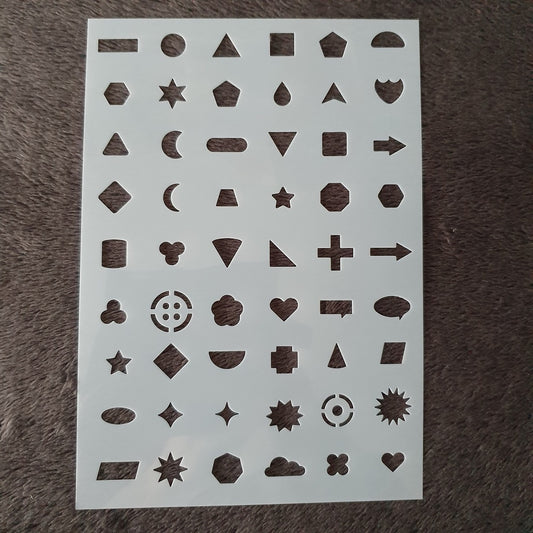 Hobby stencil Tekentjes - A5