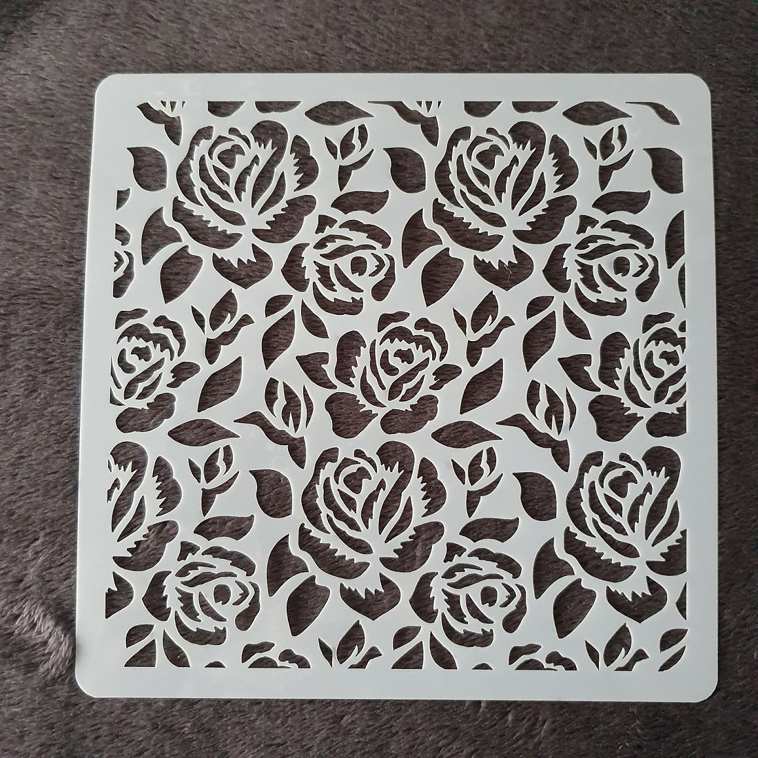 Hobby stencil Rozentuin - 20 x 20 cm