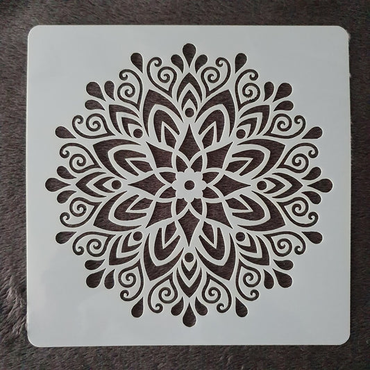 Hobby stencil Mandala 2 - 20 x 20 cm