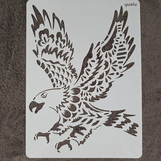 Stencil - A4 - roofvogel