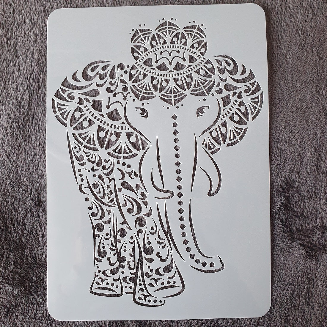 Hobby stencil Olifant  - A4