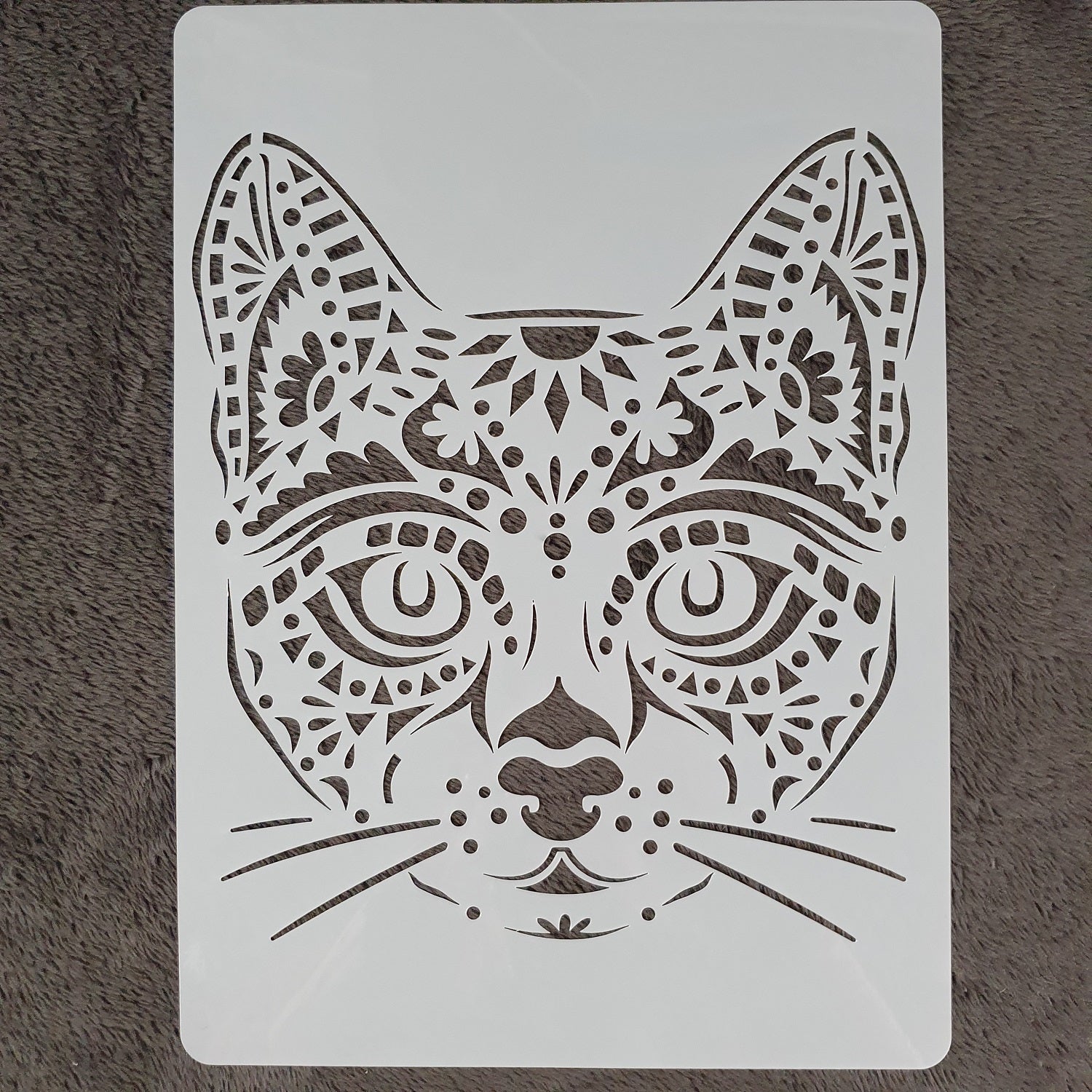 Hobby stencil Kat - A4