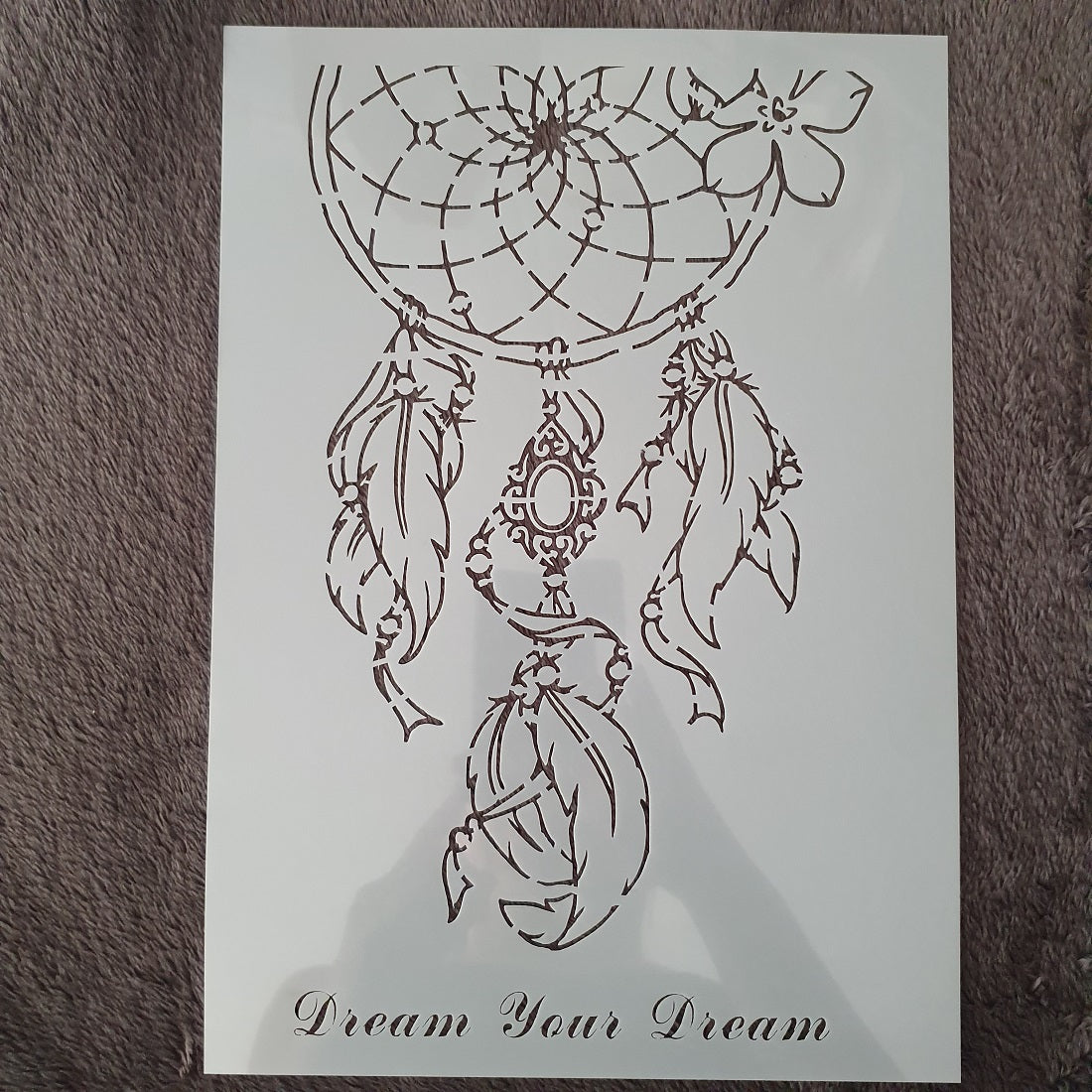 Hobby stencil Dromenvanger Dream your dream - A4