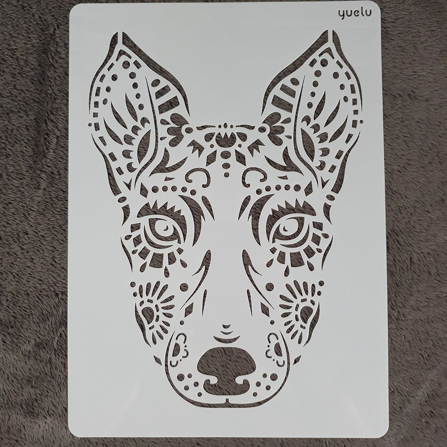 Hobby stencil Doberman - A4