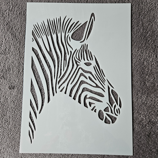 Hobby stencil Zebra - A4