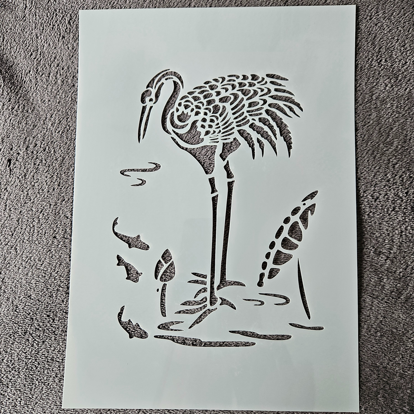 Hobby stencil - Reiger - A4