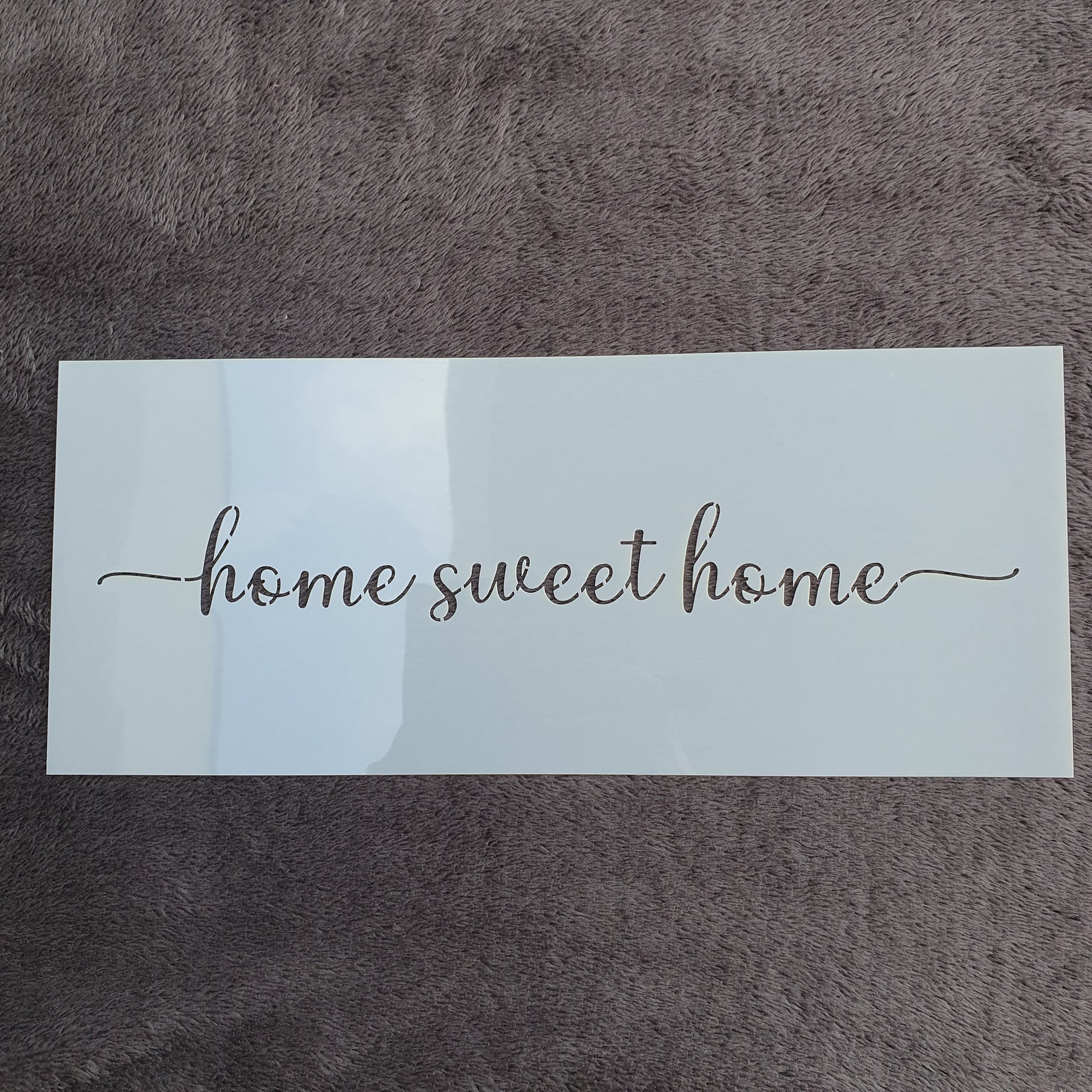 Hobby stencil - Home sweet Home - 15 x 36 cm