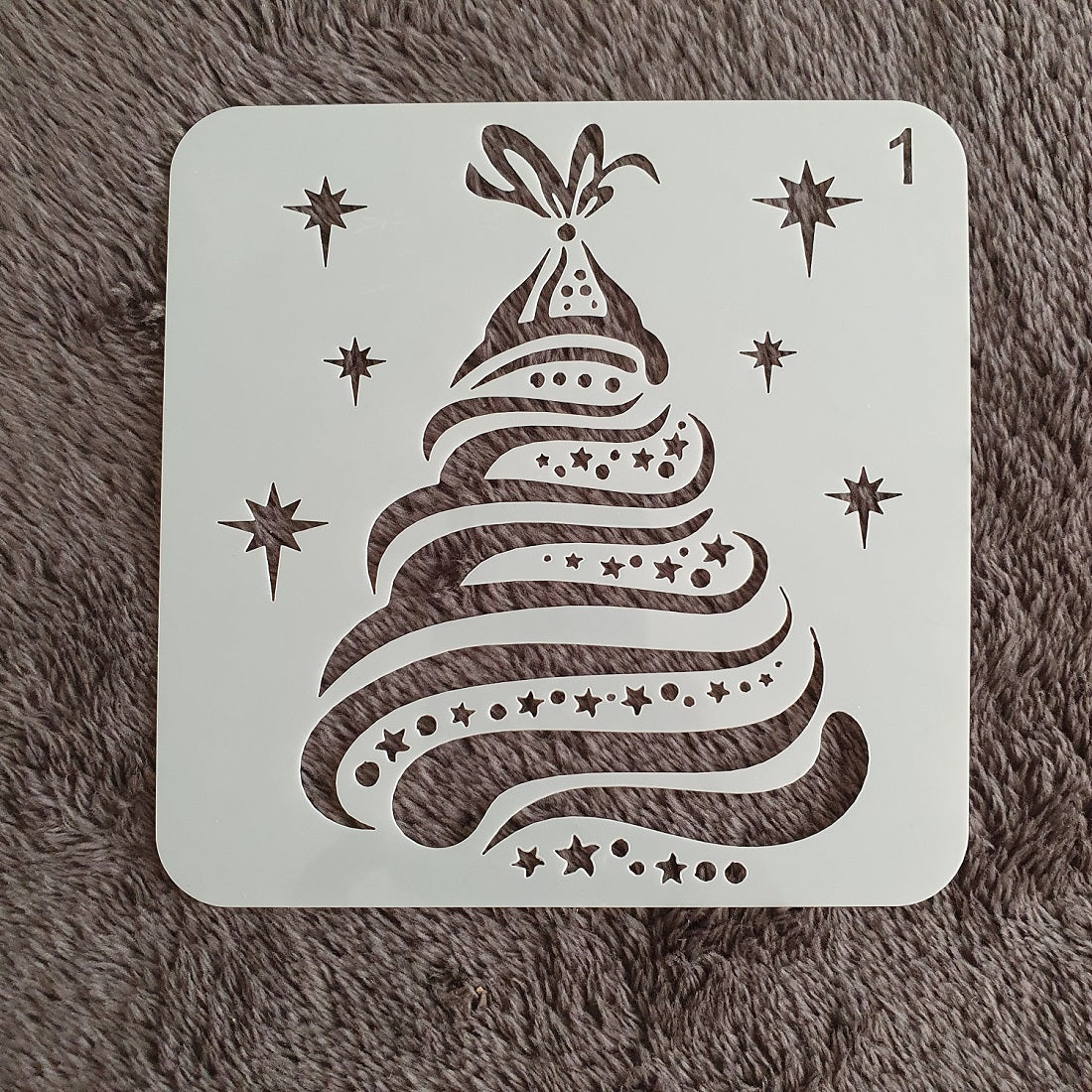 Hobby stencil Kerst - Kerstboom