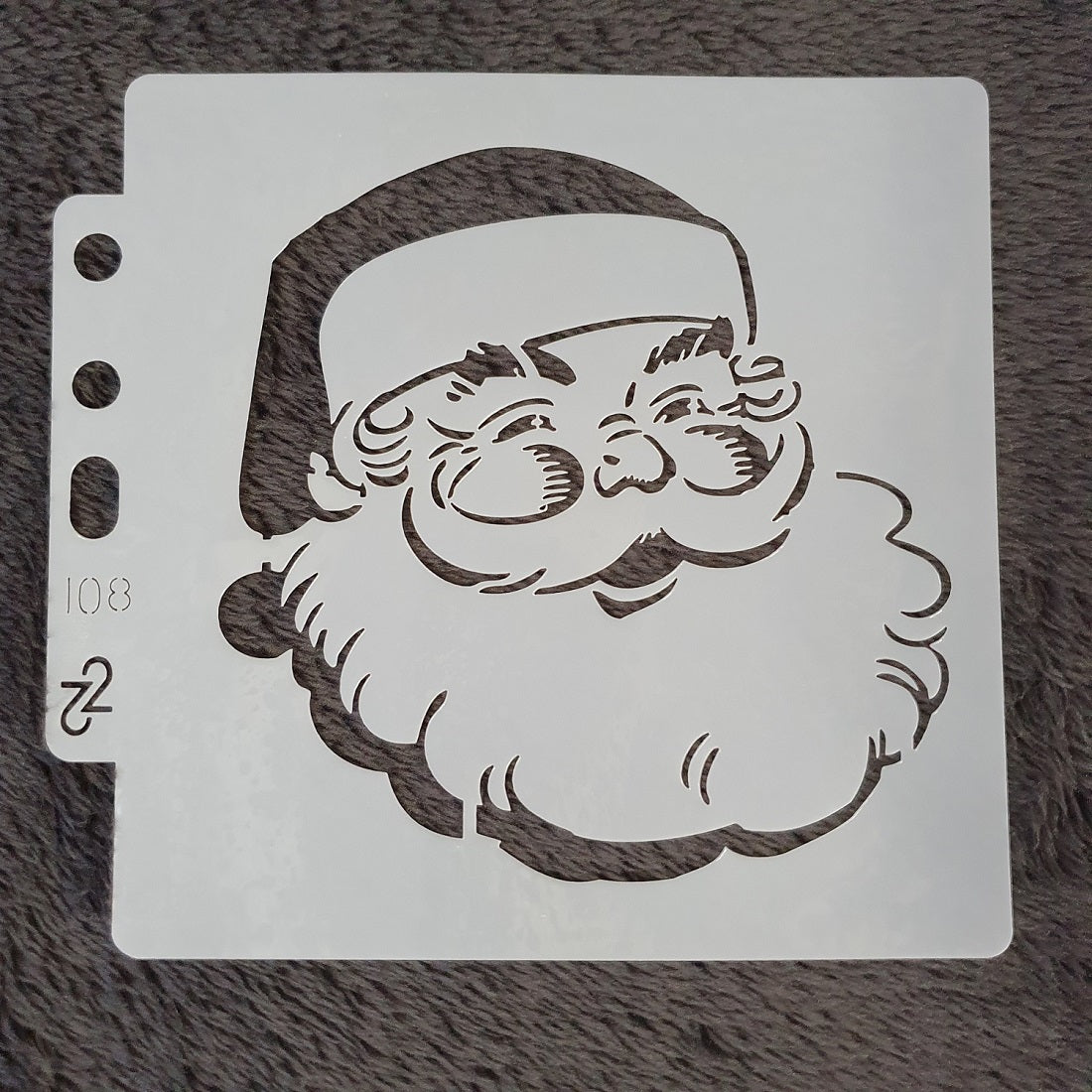 Hobby stencil Kerst - Kerstman 