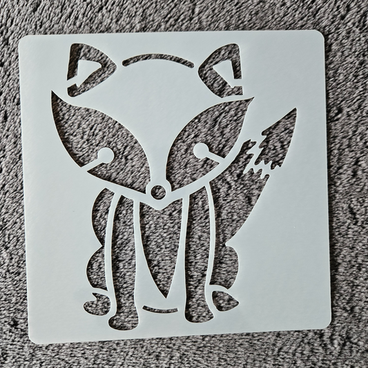 Hobby stencil  - Vos - 13 x 13
