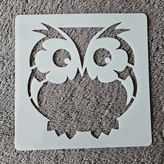 Hobby stencil - Uil - 13 x 13