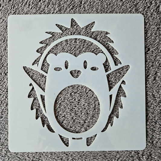 Hobby stencil - Egel - 13 x 13