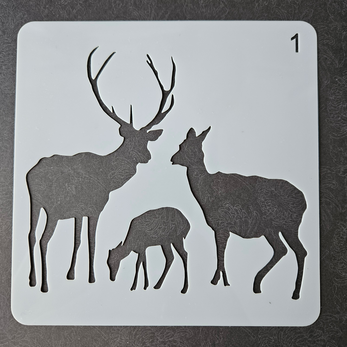 Hobby stencil  -  Herten- 13 x 13