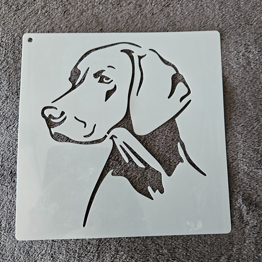 Hobby stencil - Hond - Visla - 20 x 20 cm
