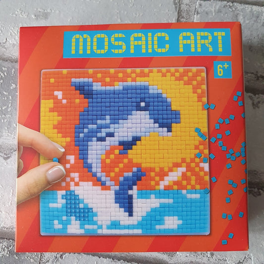 Diy kit, Mosaic art dolfijn