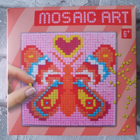 DIY kit, mosaic art, vlinder