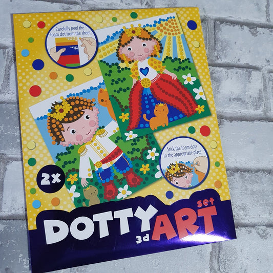 Dotty art set - Prins en prinses