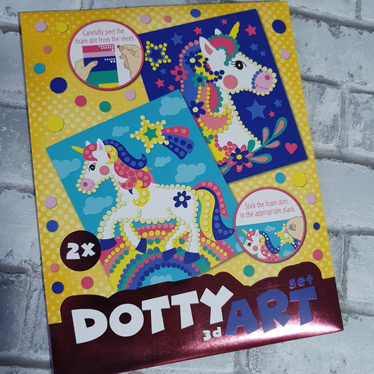 Dotty art set - Eenhoorn