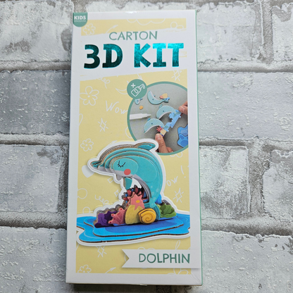 Karton 3D kit - Dolfijn
