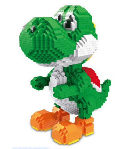 Nano blocks - Groene draak - 2200 bouwblokjes