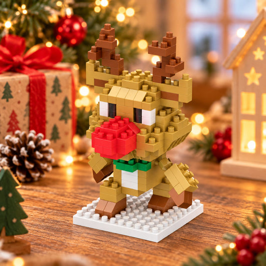 Nano blocks - Rendier - 166 bouwblokjes