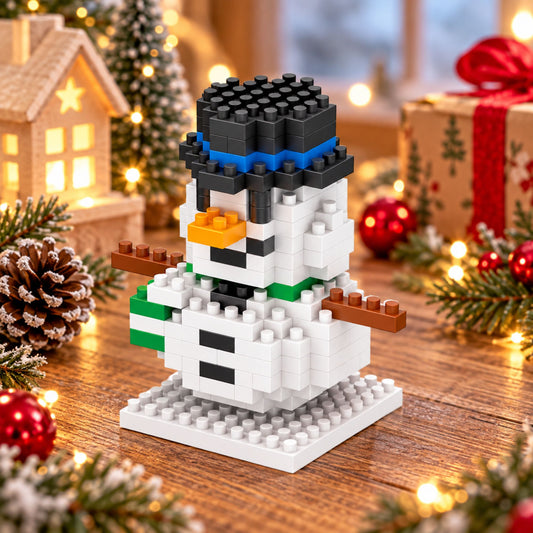 Nano blocks - Sneeuwpop - 168 bouwblokjes