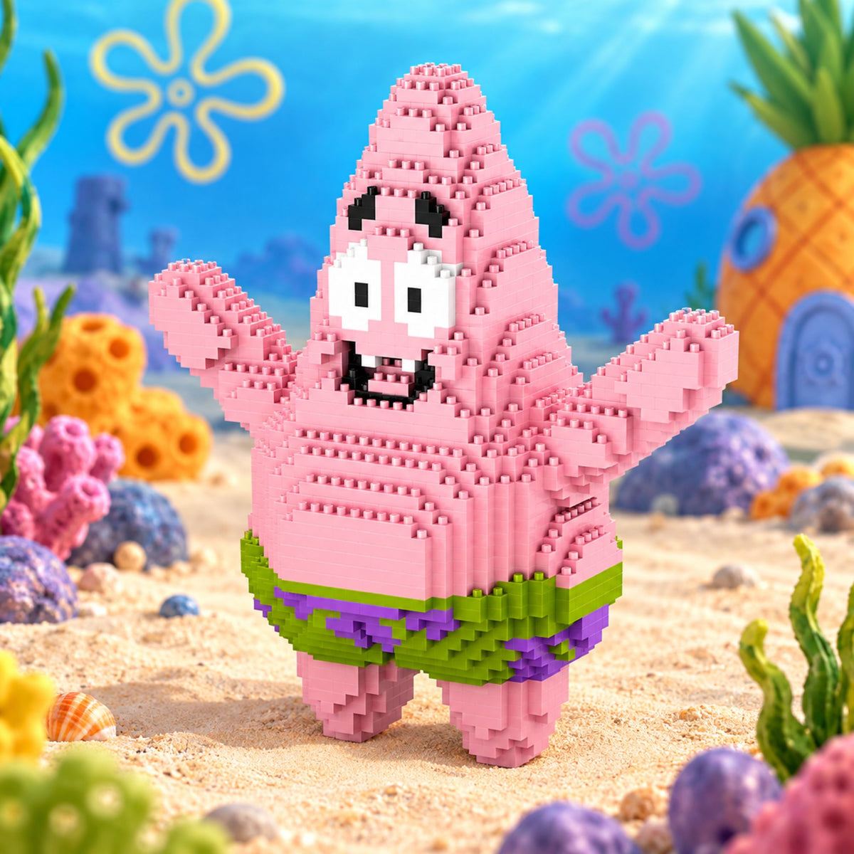 Nano blocks - Zeester - 1508 bouwblokjes