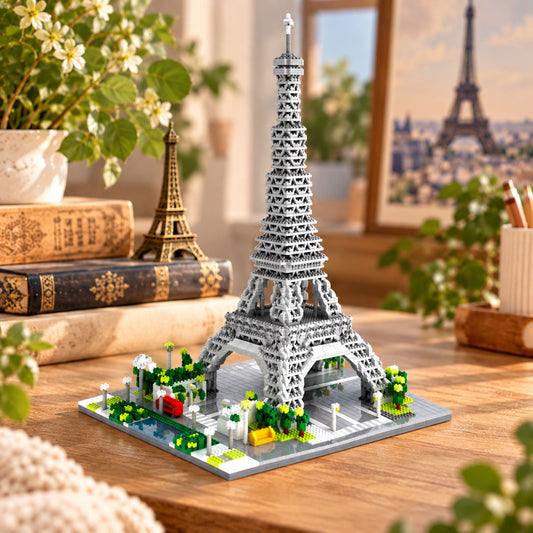 Nano blocks - Eiffeltoren - 3369 bouwblokjes