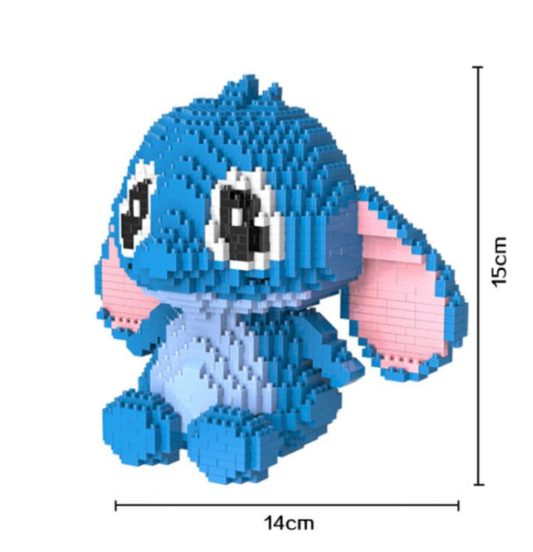 Nano blocks - Blauw beestje  - 1710 bouwblokjes