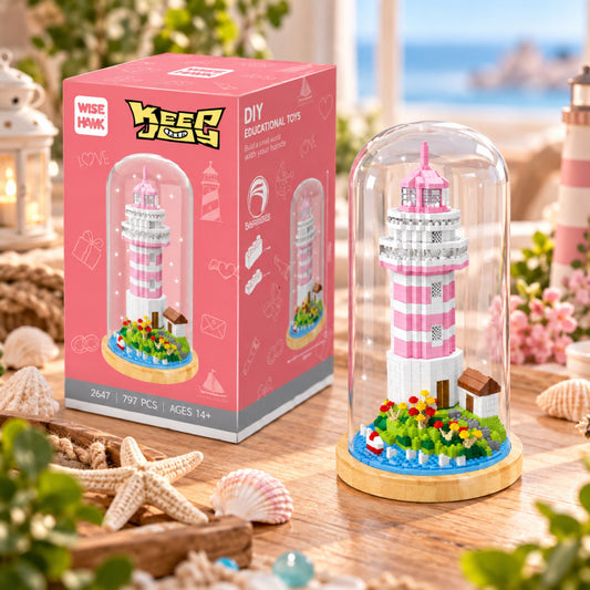 Nano blocks - Vuurtoren in stolp - 797 bouwblokjes