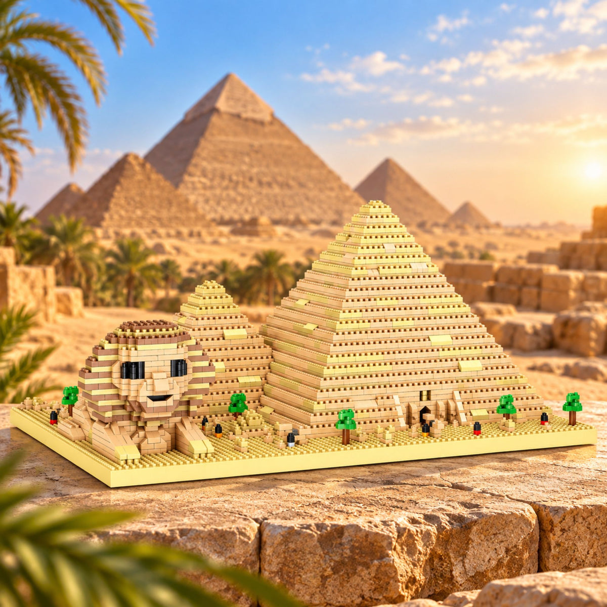 Nano blocks - Piramides - 2297 bouwblokjes