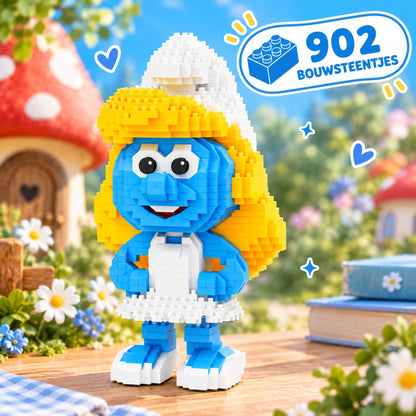 Nano blocks - Blauw meisje - 902 bouwblokjes