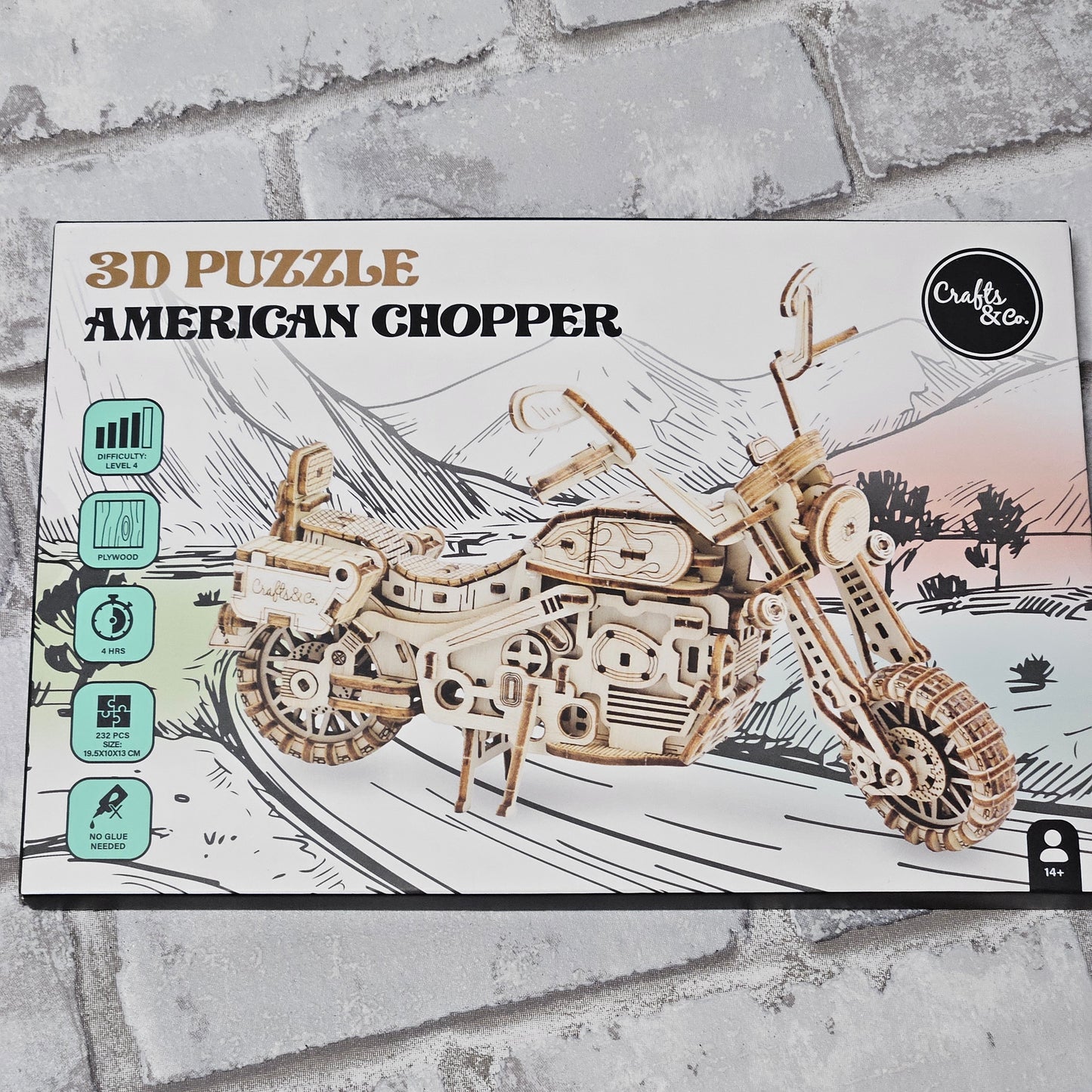 3D Houten Puzzel, American shopper, 232 stukjes