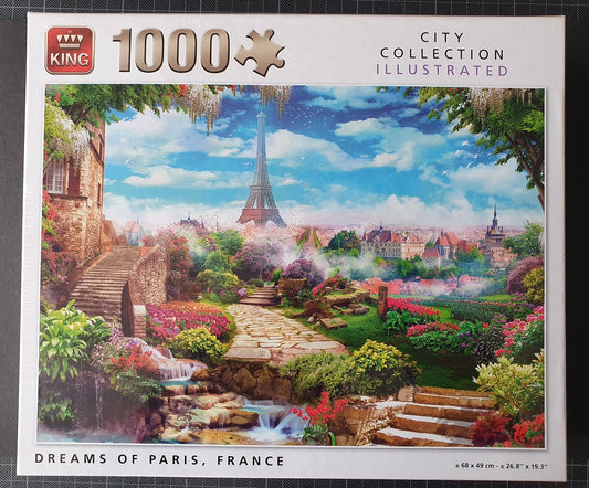 Legpuzzel 1000 stukjes, Dreams of paris, france