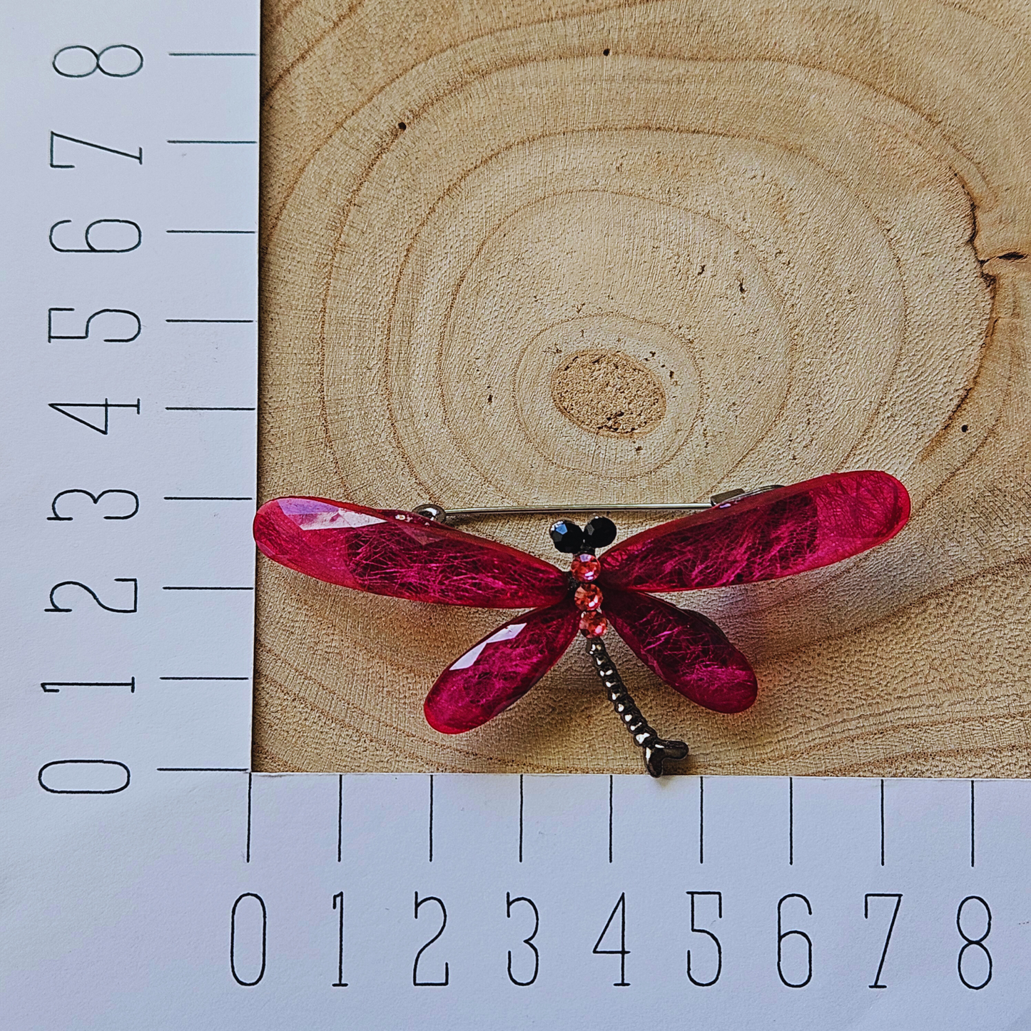 Broche - Libelle - Roze
