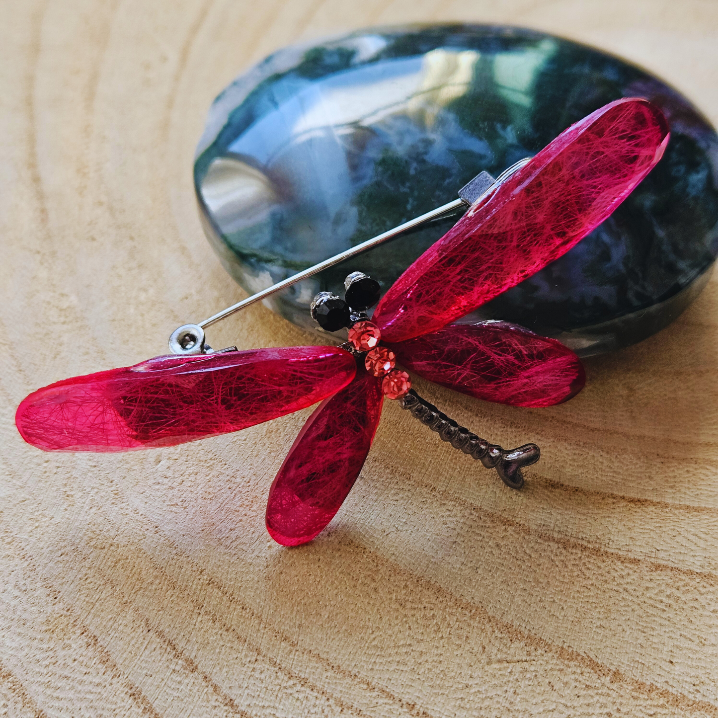 Broche - Libelle - Roze