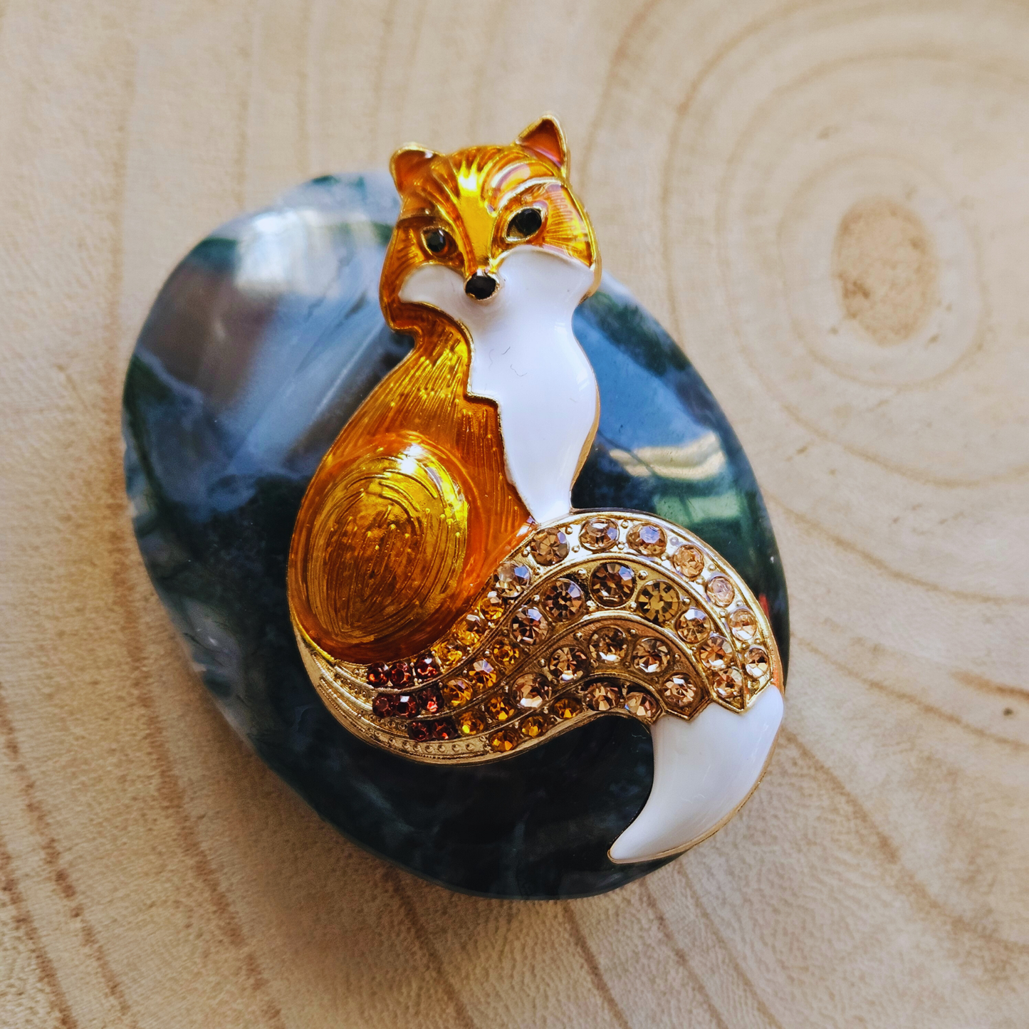 Broche - Vos - Oranje