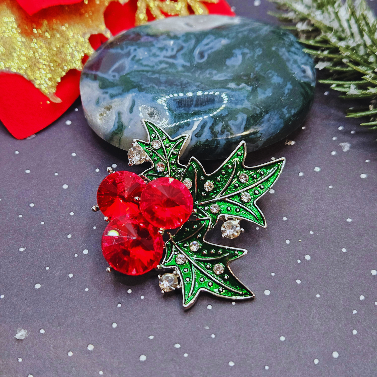 Broche - Kersthulst