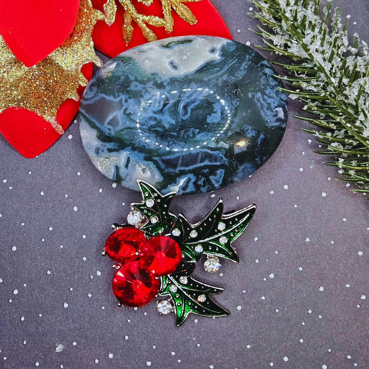 Broche - Kersthulst