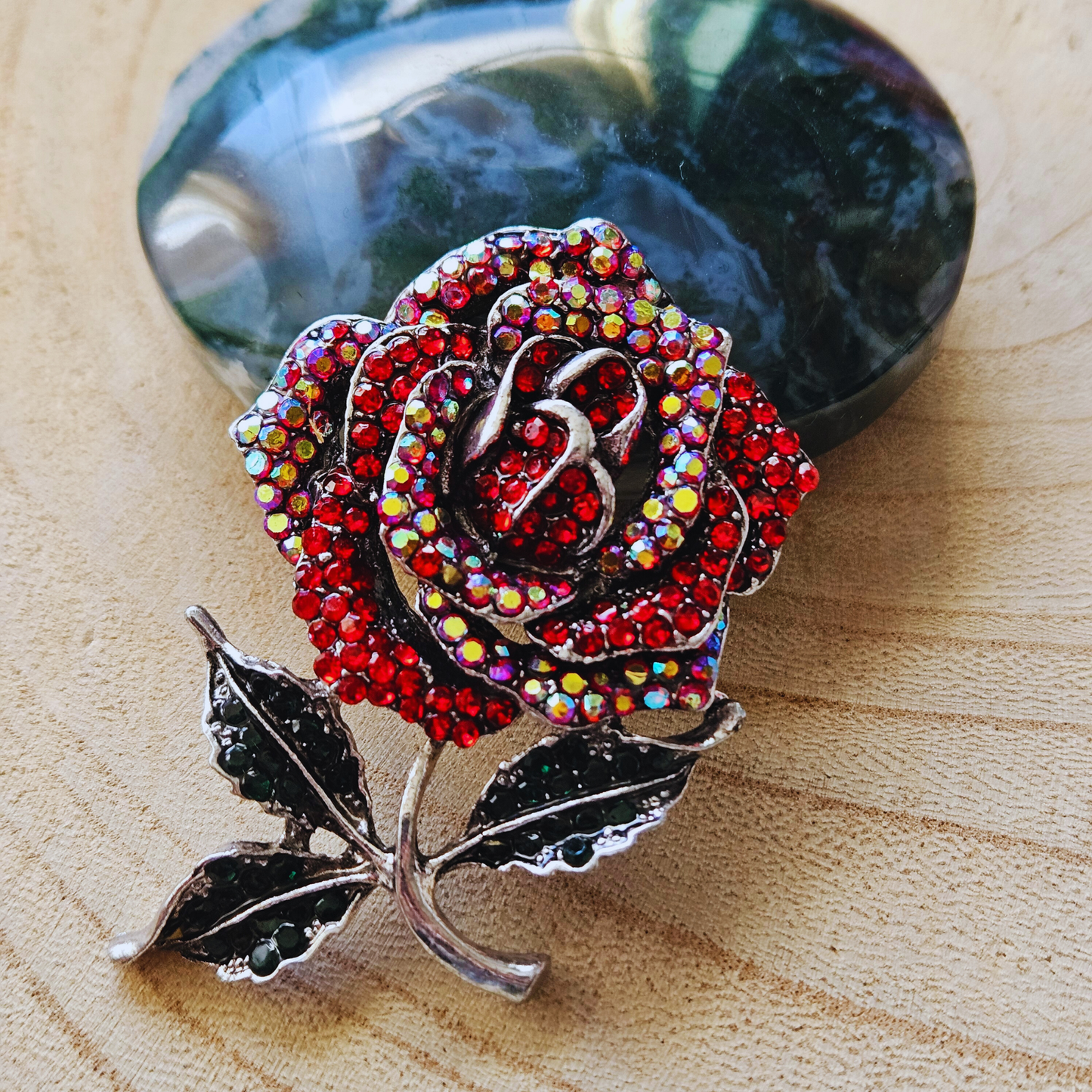Broche - Rode roos