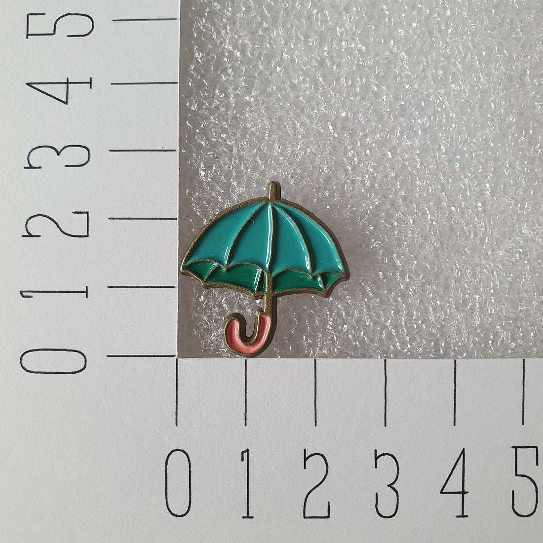 Enamel pin paraplu afmeting