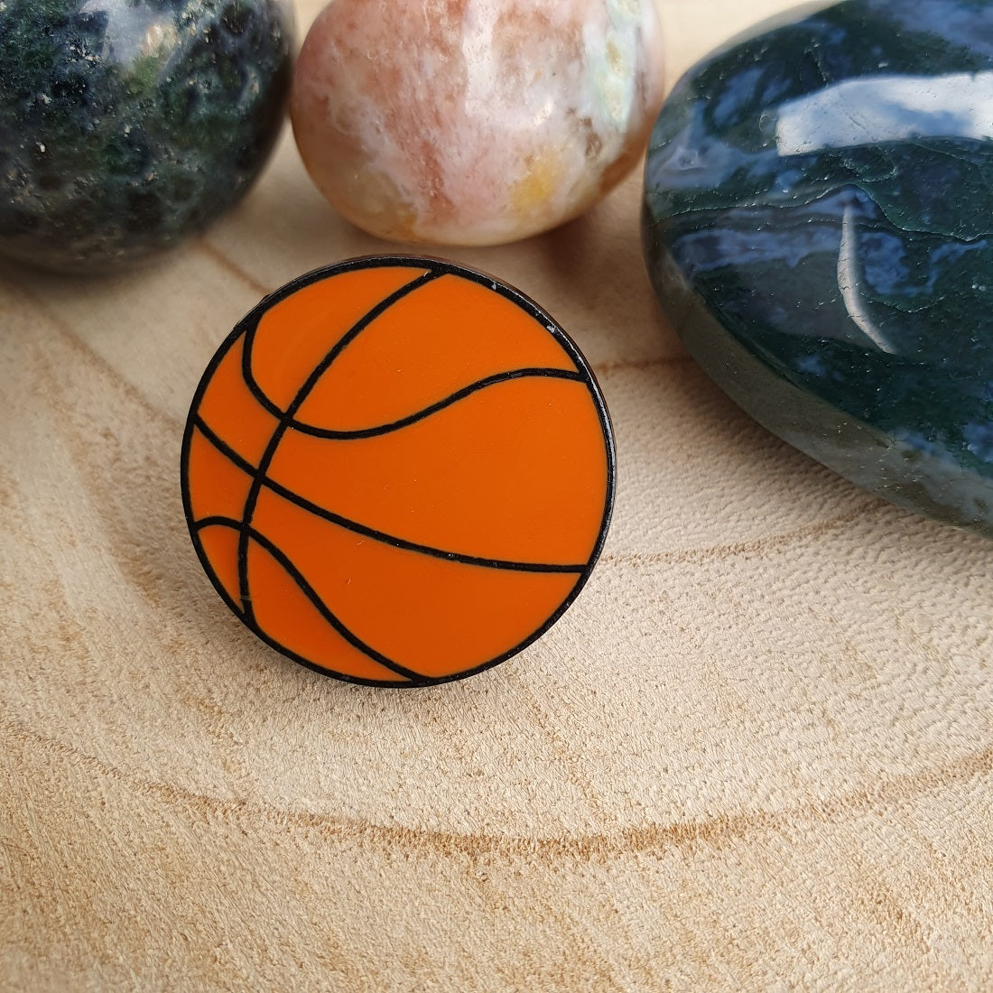 Enamel pin basketbal