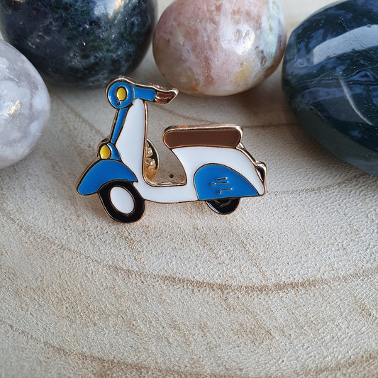 Enamel pin scooter