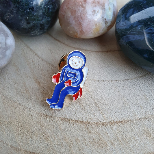 Enamel pin astronaut